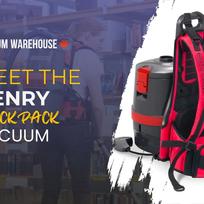 Cleaning Pros Love this! Meet the Henry Backpack Vacuum!