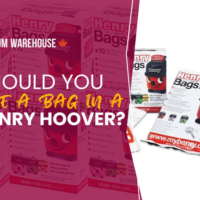 Should you use a bag in a Henry Hoover?