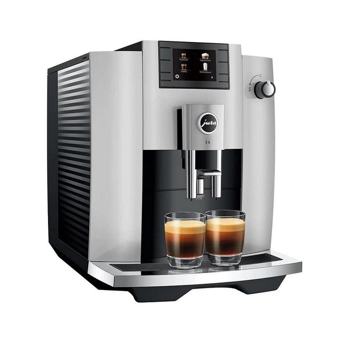 Jura E6 Super Automatic Coffee Machine - Platinum