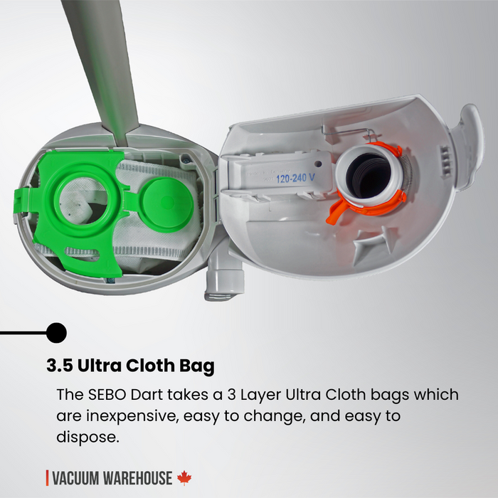 SEBO DART UPRIGHT VACUUM CLEANER