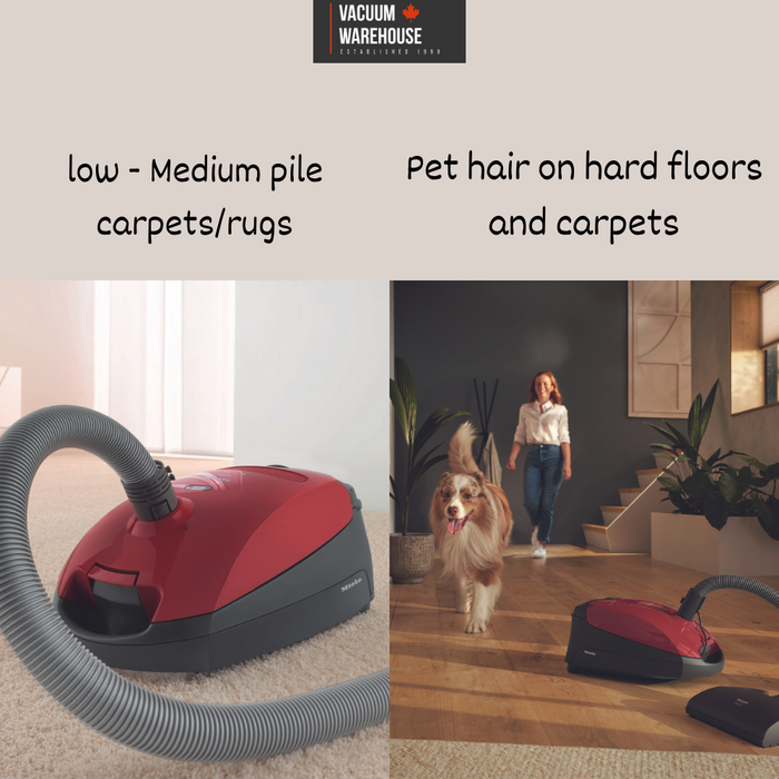 MIELE CLASSIC C1 CAT AND DOG POWERLINE VACUUM CLEANER