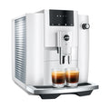 Jura E4 Super Automatic Coffee Machine - Piano White
