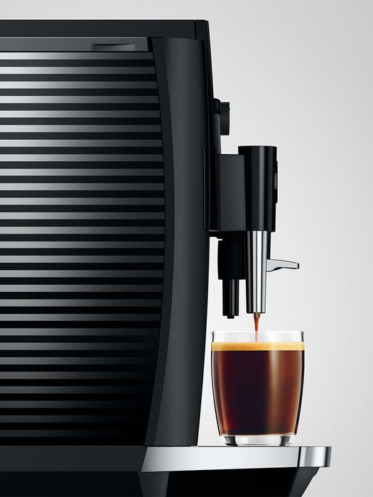 Jura E4 Super Automatic Coffee Machine - Piano Black