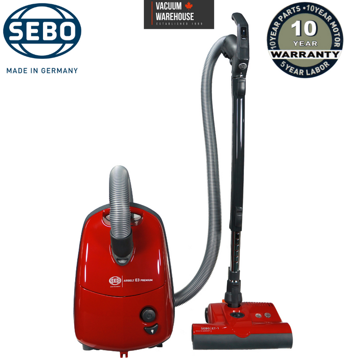 SEBO AIRBELT E3 Premium Canister Vacuum