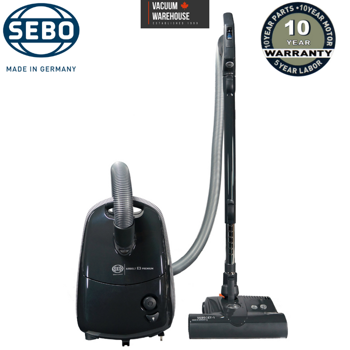 SEBO AIRBELT E3 Premium Canister Vacuum