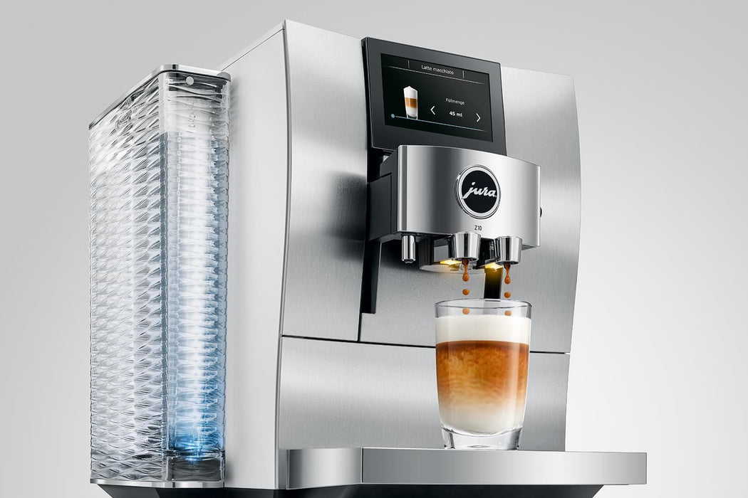 Jura Z10 Hot and Cold Brew Coffee Machine - Aluminum White