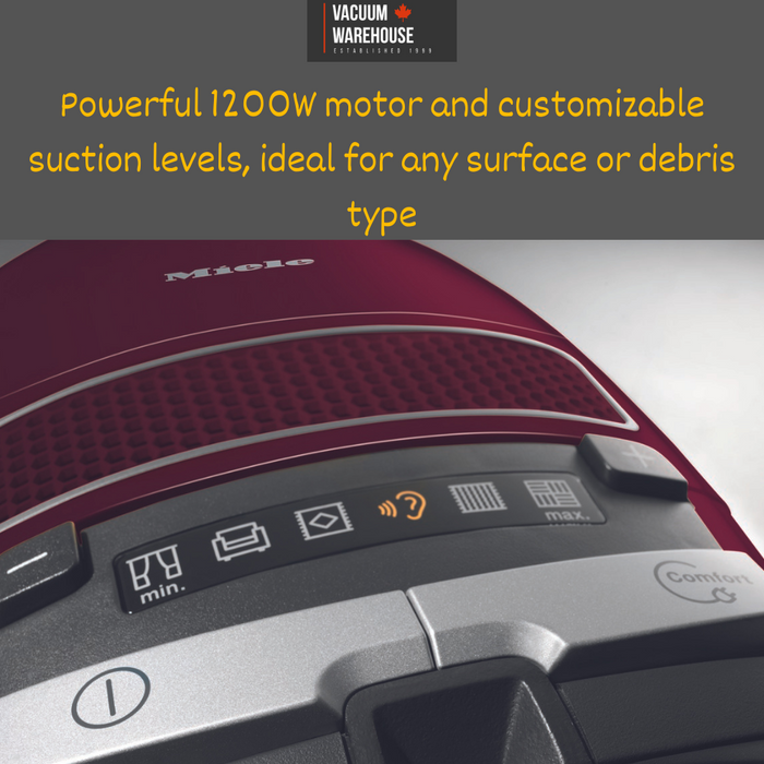 MIELE COMPLETE C3 LIMITED EDITION TAYBERRY RED VACUUM CLEANER