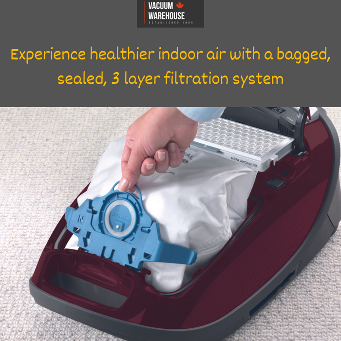 MIELE COMPLETE C3 LIMITED EDITION TAYBERRY RED VACUUM CLEANER