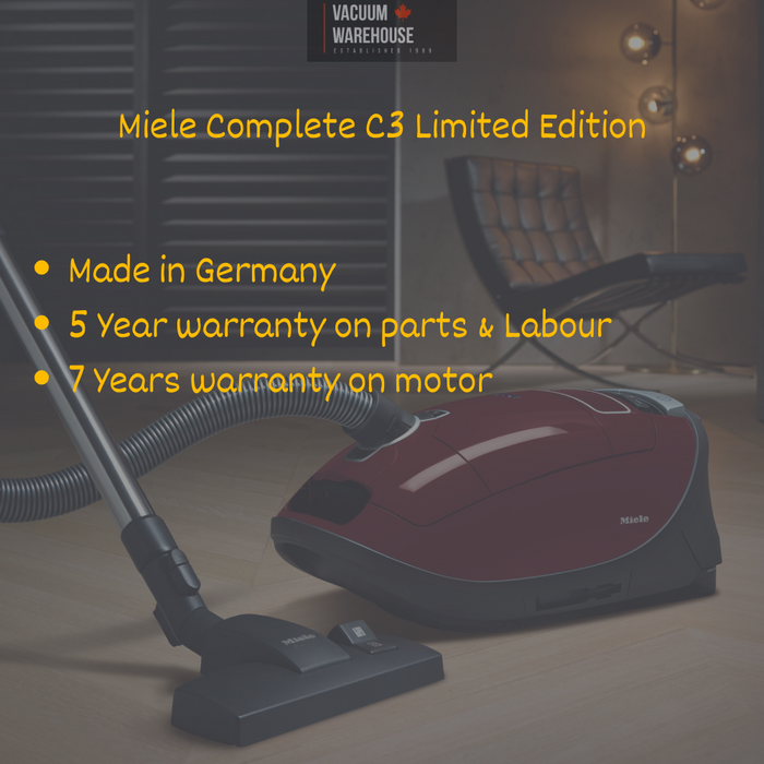 MIELE COMPLETE C3 LIMITED EDITION TAYBERRY RED VACUUM CLEANER