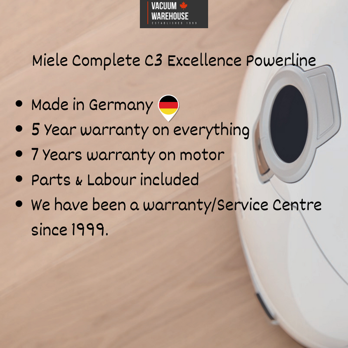MIELE COMPLETE C3 EXCELLENCE POWERLINE VACUUM CLEANER