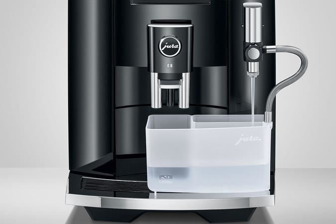 New Jura E8 Super Automatic Coffee Machine - Piano Black