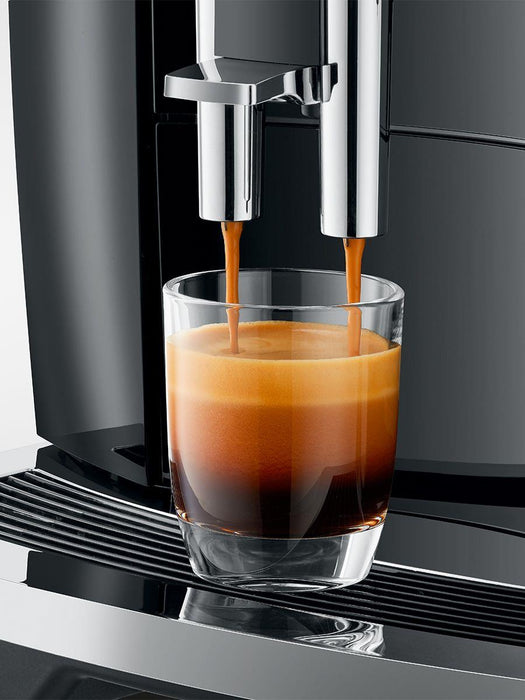 Jura E4 Super Automatic Coffee Machine - Piano Black