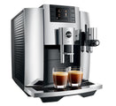 New Jura E8 Super Automatic Coffee Machine - Chrome