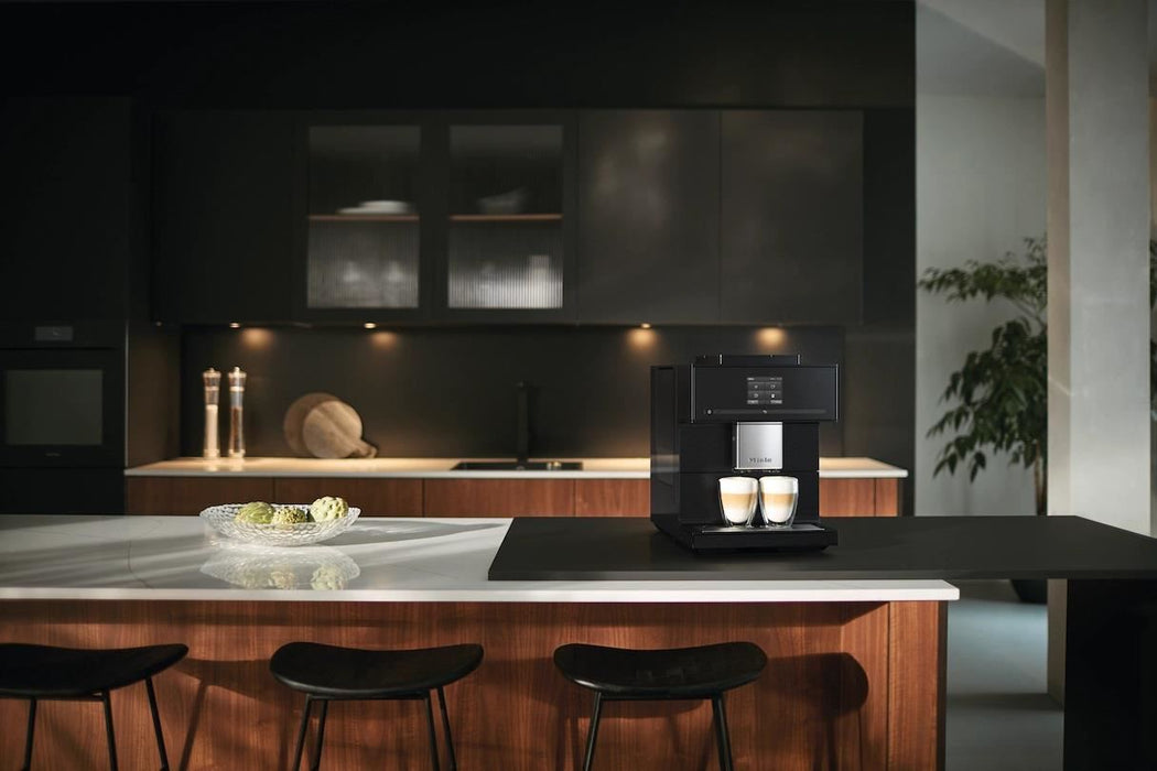Miele CM7750 CoffeeSelect Counter Top Coffee Machine - Obsidian Black