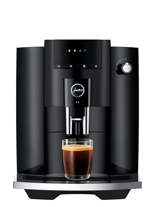 Jura E4 Super Automatic Coffee Machine - Piano Black