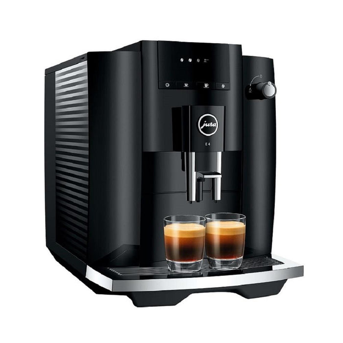 Jura E4 Super Automatic Coffee Machine - Piano Black