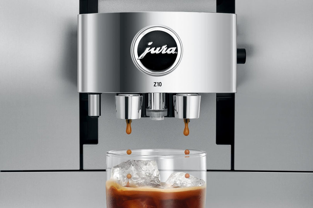 Jura Z10 Hot and Cold Brew Coffee Machine - Aluminum White