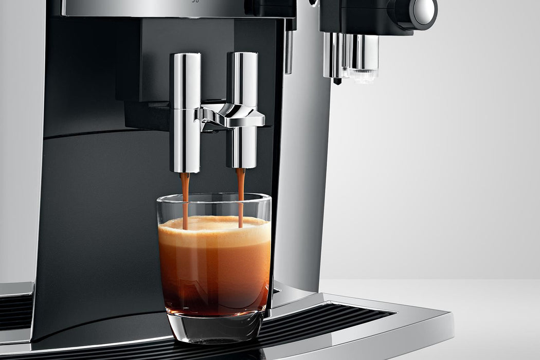 Jura S8 Super Automatic Coffee Machine - Chrome