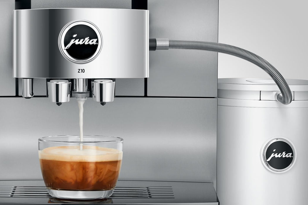 Jura Z10 Hot and Cold Brew Coffee Machine - Aluminum White