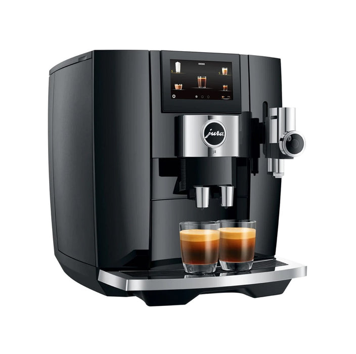 Jura J8 Super Automatic Coffee Machine - Piano Black