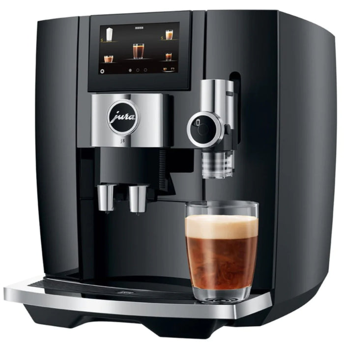 Jura J8 Super Automatic Coffee Machine - Piano Black