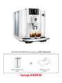 Jura E6 Super Automatic Coffee Machine - Piano White