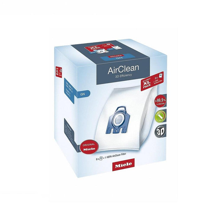 Miele Allergy XL-Pack GN Bag (8 Bags + Hepa Filter)