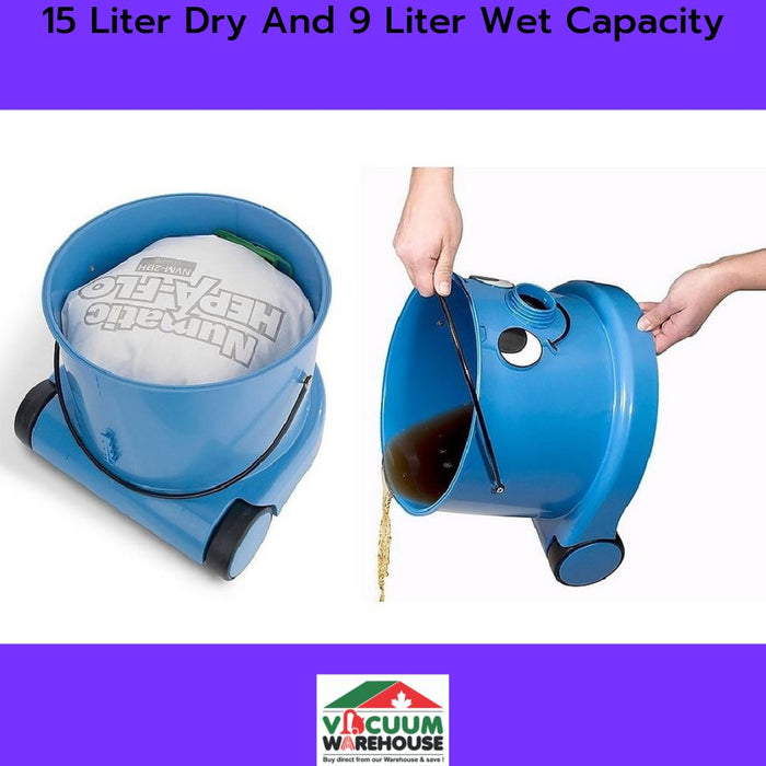 NUMATIC CHARLES CVC370 COMMERCIAL WET DRY VACUUM CLEANER