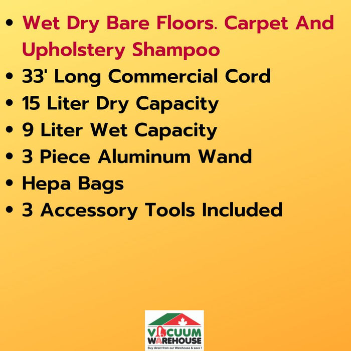 NUMATIC GEORGE GVE370 VACUUM EXTRACTOR