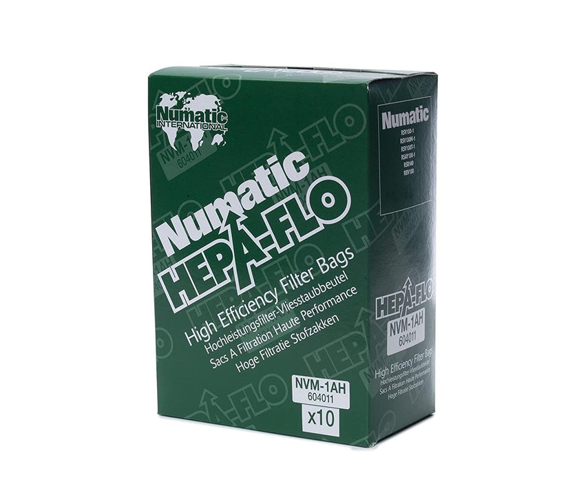NUMATIC NVM 1AH HEPAFLO BAGS - Pack of 10