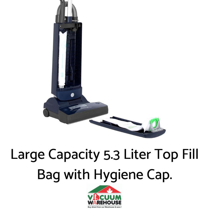 SEBO AUTOMATIC X8 COMMERCIAL UPRIGHT VACUUM CLEANER - BLACK