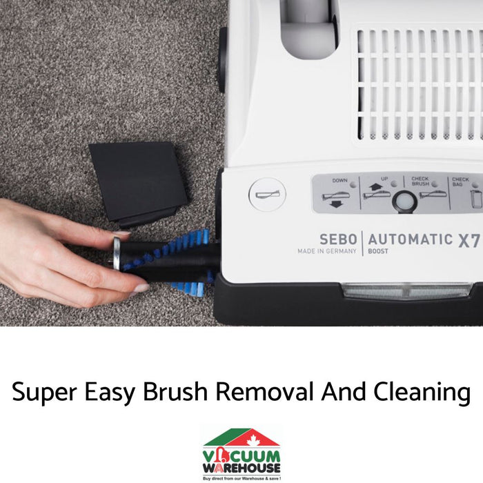 SEBO AUTOMATIC X8 COMMERCIAL UPRIGHT VACUUM CLEANER - BLACK